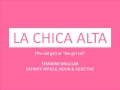 Exploring Gender in Spanish Articles and Nouns