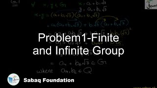 Problem1-Finite and Infinite Group
