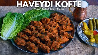 Easy VEGAN Turkish Snack You’ll Love: Haveydi Köfte