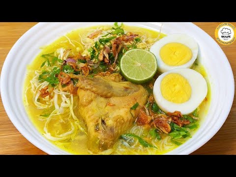 RESEP SOTO AYAM SAT SET ENAK GURIH DAN SUPER SIMPLE