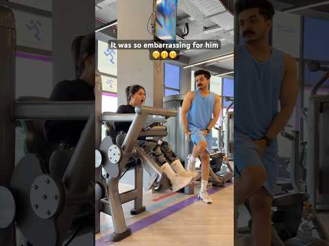 It was so embarrassing 😂 #gym #gymgirl #funny #memes #comedy #trending #ytshorts #fitness #couple