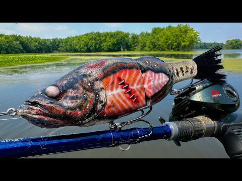 Fishing a Zombie Lure for Pike!