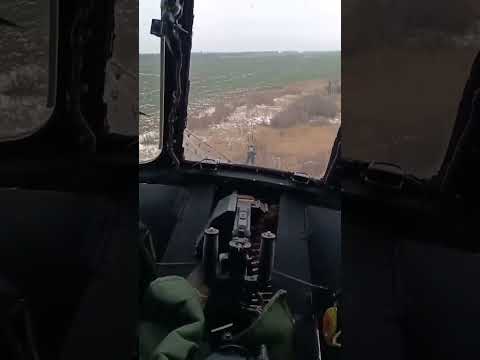 Cockpit View: Mi-8 Attack Run