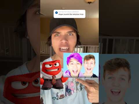 LankyBox Is ANGER From INSIDE OUT 2? (Inside Out 2 Song Anxiety)