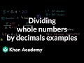 Dividing by Decimals Concepts