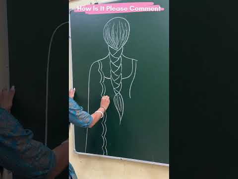 Girl Drawing, How Is It Please Comment #shorts #shortsfeed #drawing #art #youtubeshorts #trending