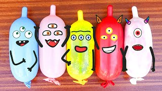Making Slime With Funny Balloons Cute #Doodles #49 | RELAXING SATISFYING #SLIME