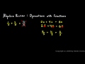 Operations with Fractions Review