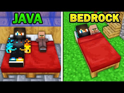 50 Minecraft Java vs Bedrock Things!