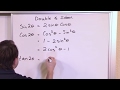 Double Angle Identities in Trigonometry