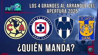LOS 4 GRANDES AL ARRANQUE DEL APERTURA 2025 | PURO FUTBOL