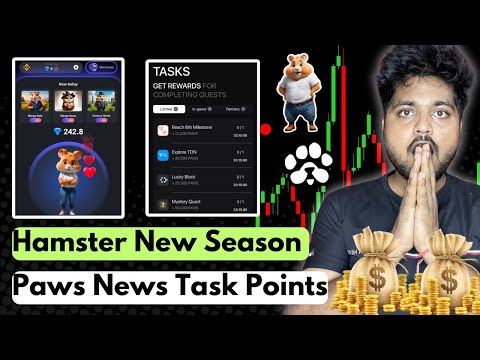 Hamster Kombat Season 2 Confirmed 😱 Paws explore ton ecosystem | paws mystery quest today|new update