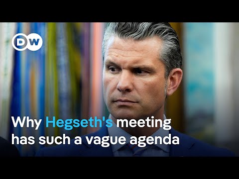 YouTube video thumbnail: US Secretary of Defense Hegseth Summons Hundreds of Admirals and Generals for Meeting