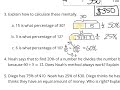 Percentage Calculations and Distance Problems