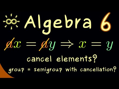 Algebra 6 | Cancellation Property [dark version]