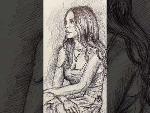 Drawing random people #sketching