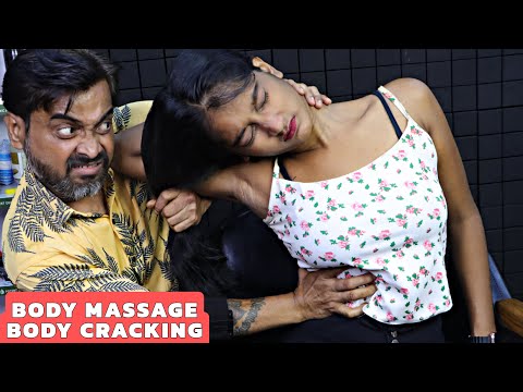 Intense Head Massage & Loud Neck Cracking | Forehead Tapping | Spine Cracking | Body Massage ASMR