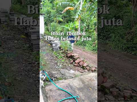 Bikin tembok aja sampe belasan juta #tips