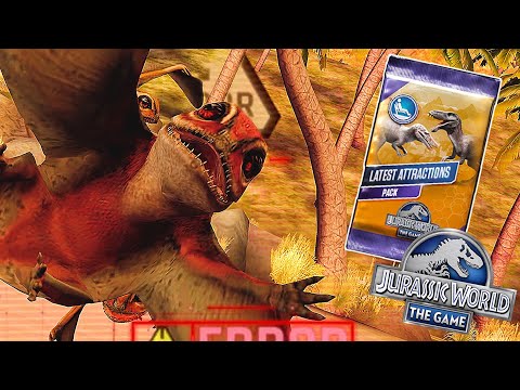 JurassicWorld:TheGameEP652เจอแพ็คแบบนี้หัวร้อนเลย!!