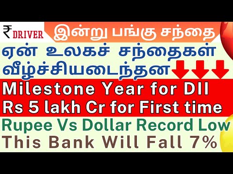 US Federal reserve rate cut | Tamil share market news | Why markets fall today | Swiggy | PNB news