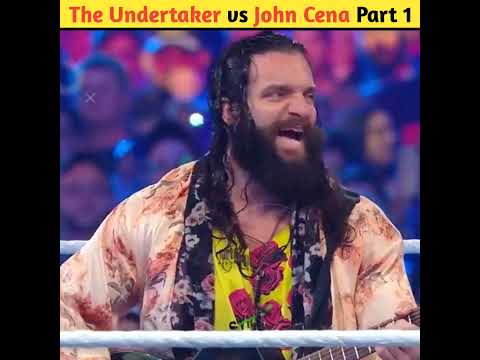 The Undertaker vs John Cena WrestleMania 34 Part 1 #shorts #wwe