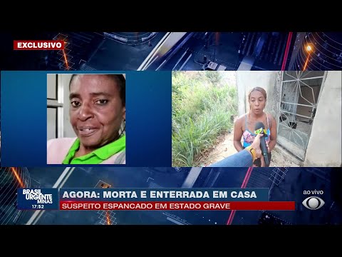 Corpo de idosa é encontrado enterrado em Contagem; suspeito está em estado grave após ser agredido