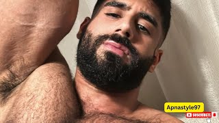 Handsome man with Hairy Muscular physique |  The bodybuilder