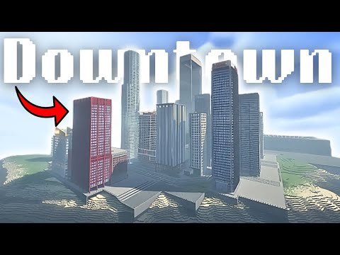 Expanding our Minecraft City's Downtown!