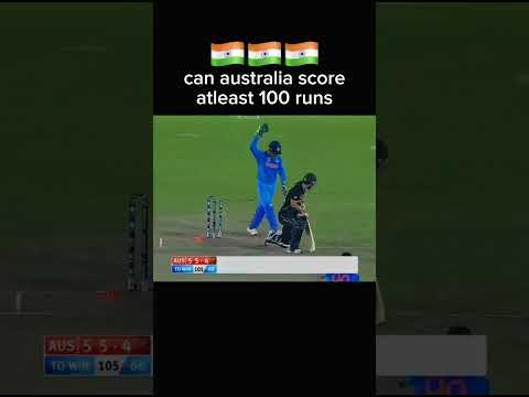 can australia score atleast 100 runs 🇮🇳 ||indiancricket#india #indiancaptain #viratkohli