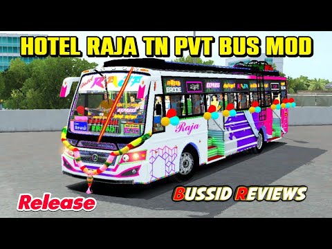 🎀🤩Hotel RAJA😍TN PVT BUS MOD❤️‍🔥 RELEASED🔥ஈரோடு டு பழனி😎