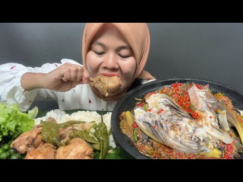 BIKIN TAK KUAT!! PAHA AYAM LALAPAN, HABISKAN SAMBAL PENYETAN JANTUNG PISANG