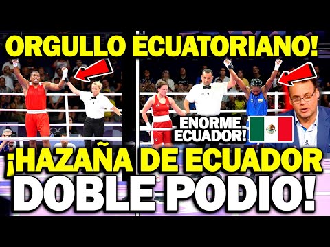 GRAN HAZAÑA DE ECUADOR EN BOXEO en LOS JUEGOS OLIMPICOS !! GERLON CONGO Y MARIA JOSE A CUARTOS !!