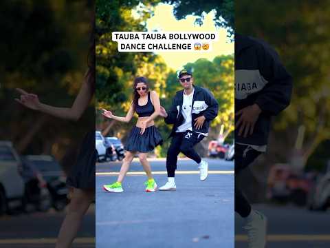 Trying the TAUBA TAUBA Bollywood Dance Challenge 😱 Matt Steffanina & Vedhika