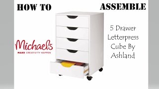 5 Drawer Letterpress Cube By Ashland Videos Kansas City Comic Con