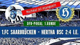 1.FC Saarbrücken - Hertha BSC 2:4 i.E. | DFB-Pokal | Analyse