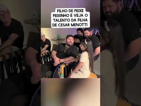 Filha de César Menototti dá um show de puro talento 🎶😱 #cortes #talento #sertanejo