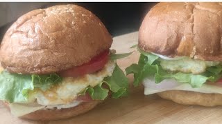 Egg Burger (Artui Burger)🍔 Tui Leh Awlsam tak a Siam Dan 