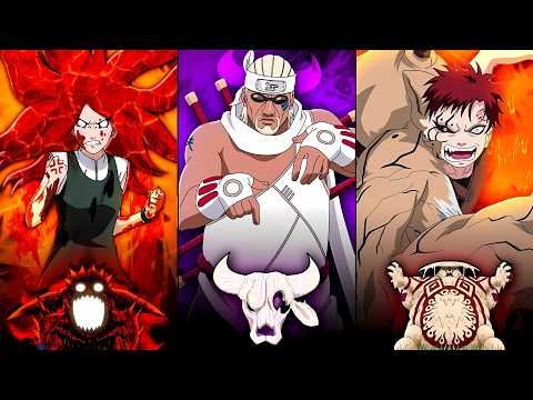 OS PODERES DE CADA JINCHUURIKI EM NARUTO | JUTSUS DOS 15 JINCHUURIKIS