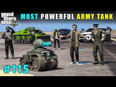 Most Powerful Army Tank For Michael | Gta V Gameplay