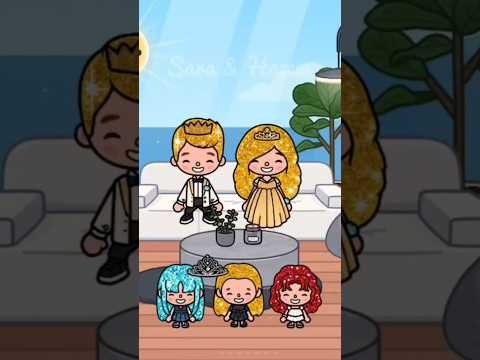 Golden Hair Sister Is Always A Favorite 🥺#tocaboca #tocalifeworld#shorts