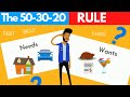 Managing Your Money Using the 50/30/20 Rule
