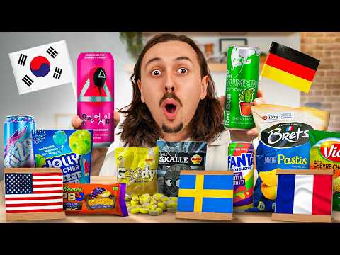 Je teste des snacks rares de partout dans le monde