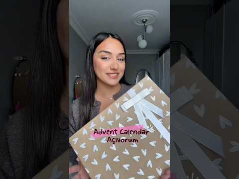 Advent calendar açıyoruz✨🎁 #shorts