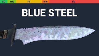 Classic Knife Blue Steel Wear Preview