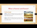Earth's Movement and Patterns in the Sky