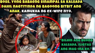 BOSS, YONG BABAENG SINAMPAL SA KALSADA DAHIL NAGTITINDA NG BAGOONG BITBIT ANG ANAK, KAMUKHA nG EX
