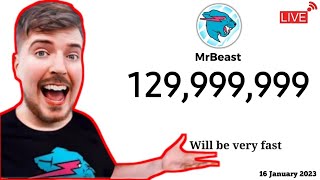 MrBeast Subscribe Count 😍 Reacts  January 2023
