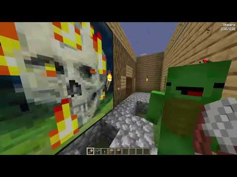 HOW Mikey and JJ BECAME into SPIDERS in the OLD HOUSE in Minecraft!   Maizen Mizen