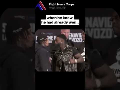 Did Tank already know he was winning this fight?