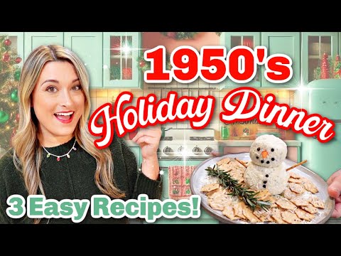 Vintage Holiday Recipes | 3 DELICIOUS Recipes from the 1950's!